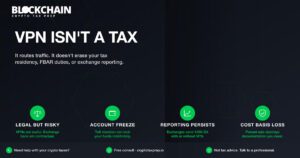 VPNs and Crypto Taxes: What the IRS Actually Sees